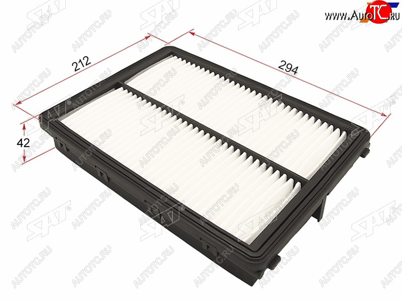 359 р. Фильтр воздушный SAT  Hyundai Santa Fe ( CM,  TM) (2009-2022), KIA Sorento  UM/Prime (2014-2020)  с доставкой в г. Краснодар