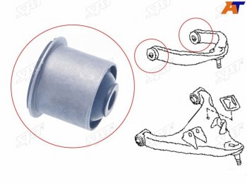 559 р. Сайлентблок верхнего рычага FR SAT Nissan Patrol 6 Y62 дорестайлинг (2010-2014)  с доставкой в г. Краснодар. Увеличить фотографию 3