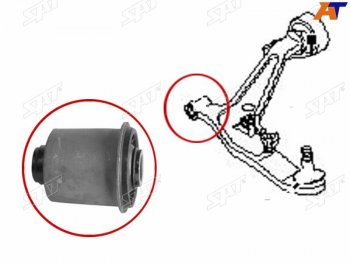 359 р. Сайлентблок переднего нижнего рычага FR SAT  Nissan Wingroad  2 Y11 (1999-2005) дорестайлинг универсал, рестайлинг универсал  с доставкой в г. Краснодар. Увеличить фотографию 3