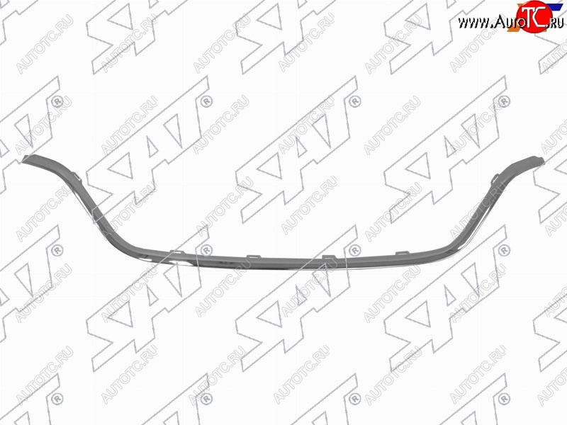 2 299 р. Молдинг решетки радиатора (нижний) SAT  Renault Sandero Stepway  (B8) (2018-2022) рестайлинг (хром)  с доставкой в г. Краснодар