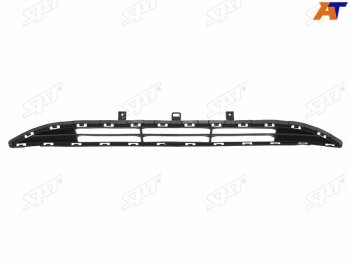 Центральная решетка переднего бампера SAT Hyundai (Хюндаи) Solaris (Солярис)  HCR (2017-2020) HCR седан дорестайлинг