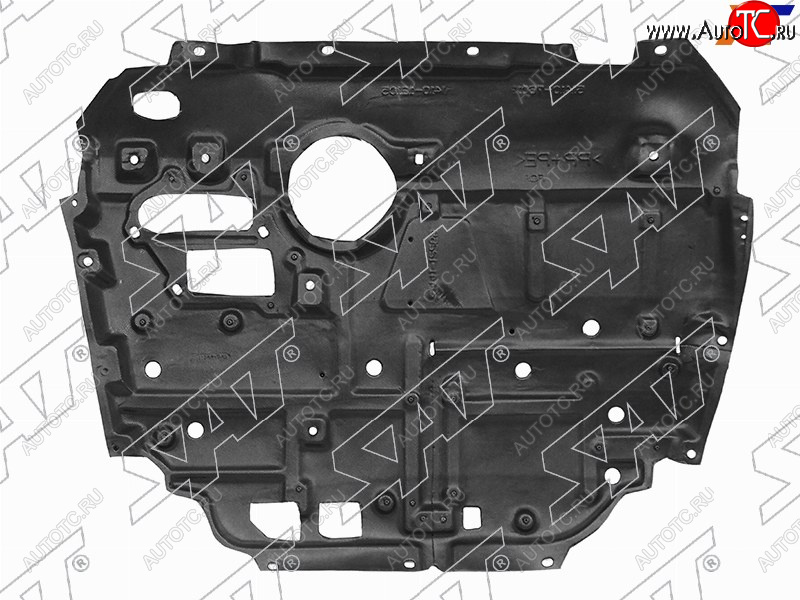 5 999 р. Защита картера двигателя SAT Toyota Prius XW30 дорестайлинг (2009-2011)  с доставкой в г. Краснодар