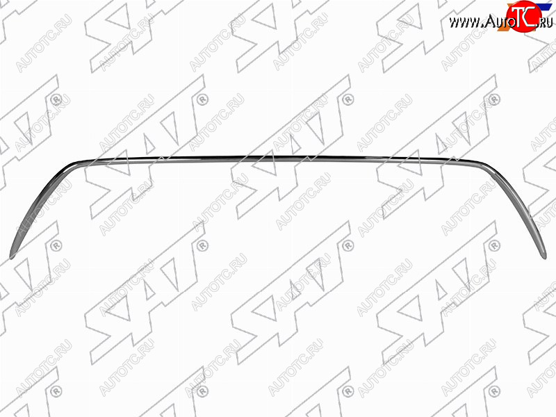 3 299 р. Молдинг решетки бампера SAT  Toyota Camry  XV55 (2014-2017) 1-ый рестайлинг (хром)  с доставкой в г. Краснодар