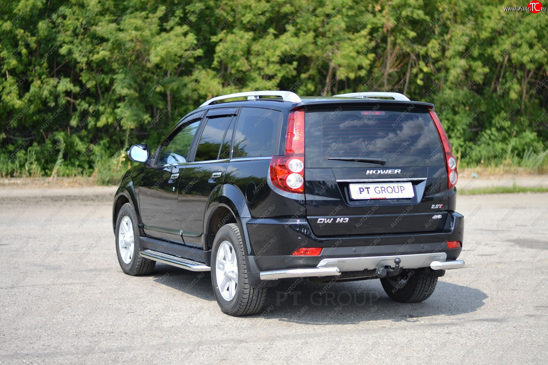 15 849 р. Защита заднего бампера (уголки d63 мм) Petroil Tuning Great Wall Hover H3 (2017-2025) (нержавейка полированна)  с доставкой в г. Краснодар