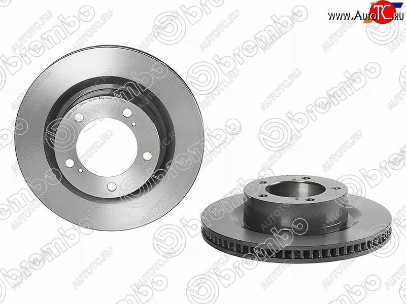 23 399 р. Диск тормозной передний Ø328 BREMBO Toyota Land Cruiser 200 1-ый рестайлинг (2012-2015)  с доставкой в г. Краснодар