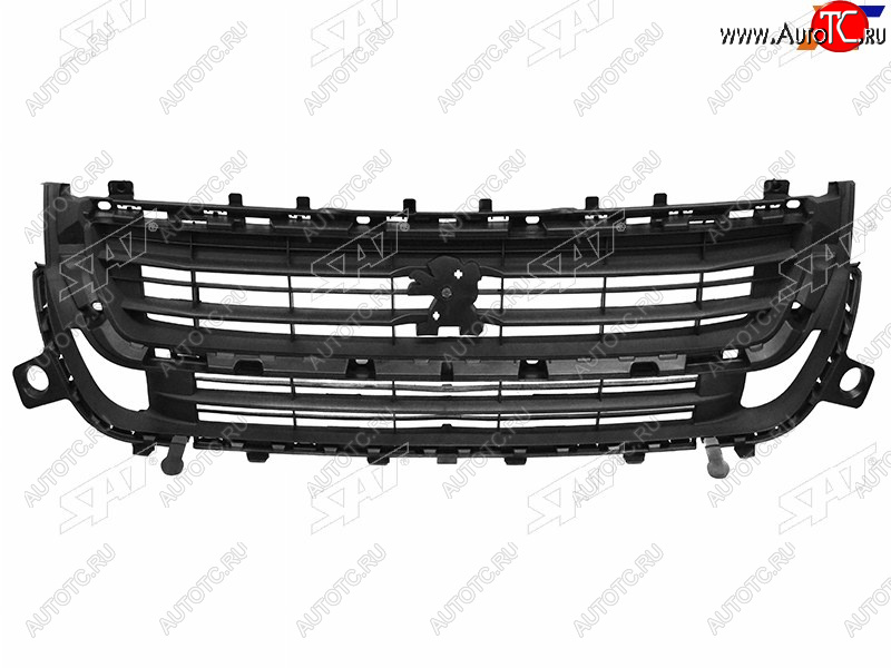 7 749 р. Решетка радиатора SAT  Peugeot Partner  B9 (2015-2018) 2-ой рестайлинг (неокрашенная)  с доставкой в г. Краснодар