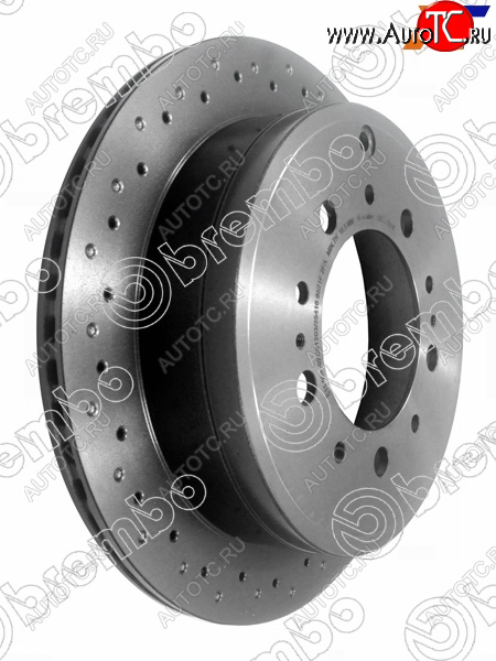 15 899 р. Диск тормозной задний Ø345 BREMBO Toyota Land Cruiser 200 дорестайлинг (2007-2012)  с доставкой в г. Краснодар