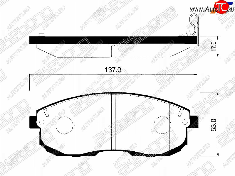 2 269 р. Колодки тормозные перед FR-FL SAT  Nissan Juke  1 YF15 - Teana  2 J32  с доставкой в г. Краснодар