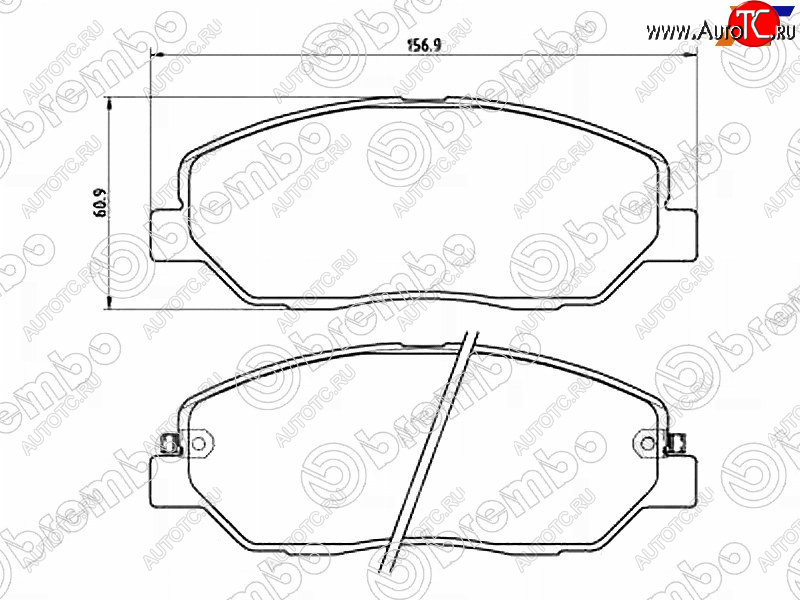 4 399 р. Колодки тормозные передние FL-FR SAT KIA Sorento BL рестайлинг (2006-2010)  с доставкой в г. Краснодар