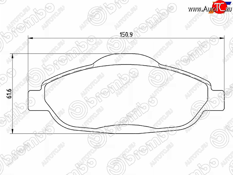 4 399 р. Колодки тормозные перед FL-FR SAT Peugeot 308 T7 универсал дорестайлинг (2007-2011)  с доставкой в г. Краснодар