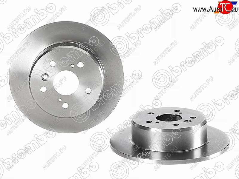 4 099 р.  Диск тормозной задний Ø290 BREMBO  Toyota Camry ( XV30,  XV40,  XV50) - Harrier  XU10  с доставкой в г. Краснодар