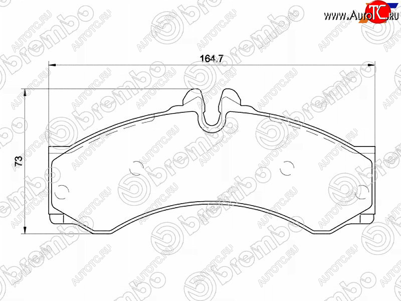 5 599 р. Колодки тормозные перед FL-FR SAT  Mercedes-Benz Sprinter ( W901,  W906) (1995-2018) рестайлинг  с доставкой в г. Краснодар