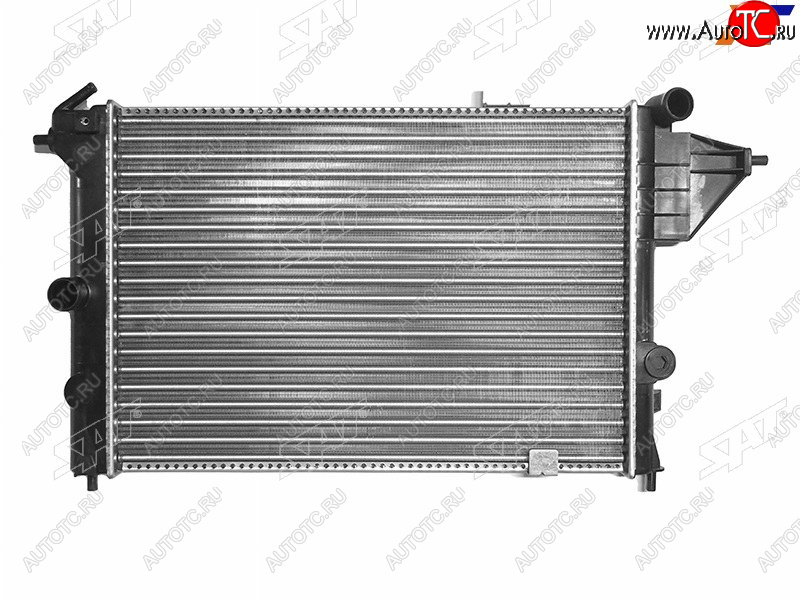 3 999 р. Радиатор охлаждающей жидкости SAT  Opel Vectra  A (1988-1995) седан дорестайлинг, седан рестайлинг  с доставкой в г. Краснодар