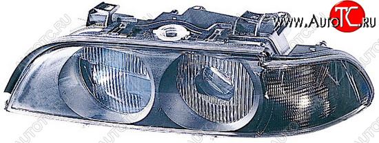 9 899 р. Фара в сборе левая DEPO BMW 5 серия E39 седан дорестайлинг (1995-2000) (линзованная)  с доставкой в г. Краснодар