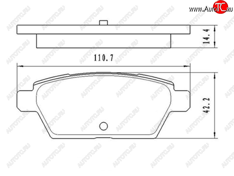 859 р. Колодки тормозные задние RH-LH SAT  Mazda 6 ( GG,  GG, GY) (2002-2008) лифтбэк дорестайлинг, седан дорестайлинг, универсал дорестайлинг, лифтбэк рестайлинг, седан рестайлинг, универсал рестайлинг  с доставкой в г. Краснодар