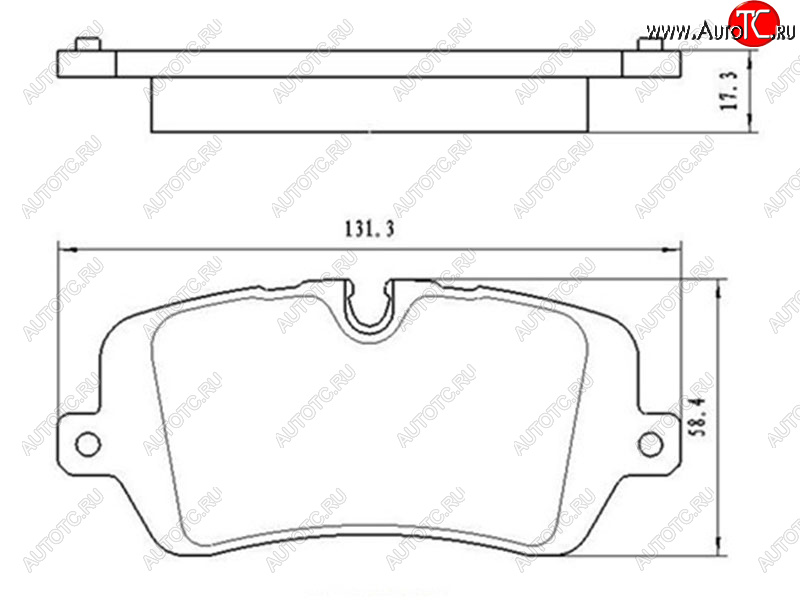 1 189 р. Копируемое: Колодки тормозные задние LH-RH SAT  Land Rover Discovery  5 L462 - Range Rover Sport  2 L494  с доставкой в г. Краснодар