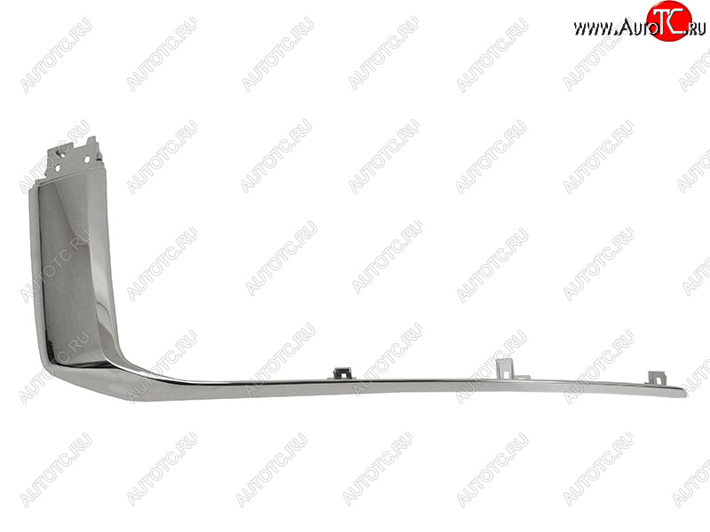 4 999 р. Правый молдинг переднего бампера (верхний) SAT Mitsubishi L200 5 KK,KL рестайлинг (2018-2022) (хром)  с доставкой в г. Краснодар