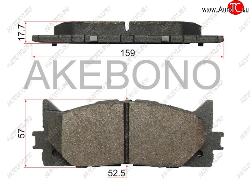 3 279 р. Колодки тормозные передние FL-FR SAT  Toyota Camry ( XV40,  XV50) (2006-2014) дорестайлинг, рестайлинг, дорестайлинг  с доставкой в г. Краснодар