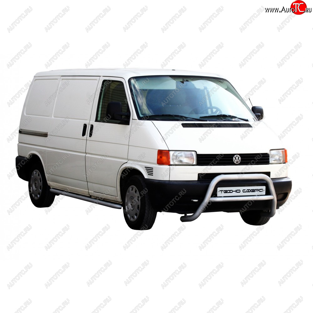 26 999 р. Передок нержавейка d63.5, Техно Сфера  Volkswagen Transporter  T4 (1990-2003) дорестайлинг, рестайлинг (Нержавейка)  с доставкой в г. Краснодар