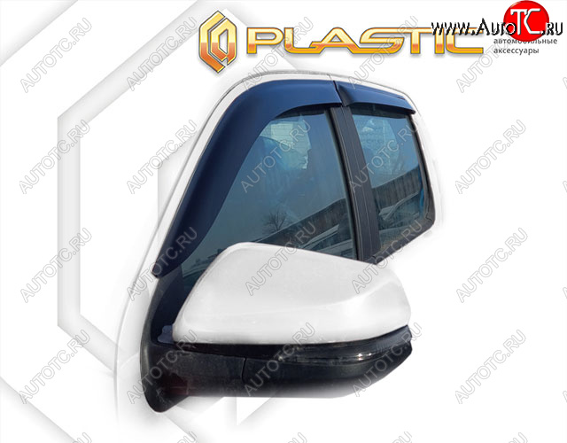 2 099 р. Ветровики дверей CA-Plastic  JAC T8 PRO (2020-2024) (Classic полупрозрачный)  с доставкой в г. Краснодар