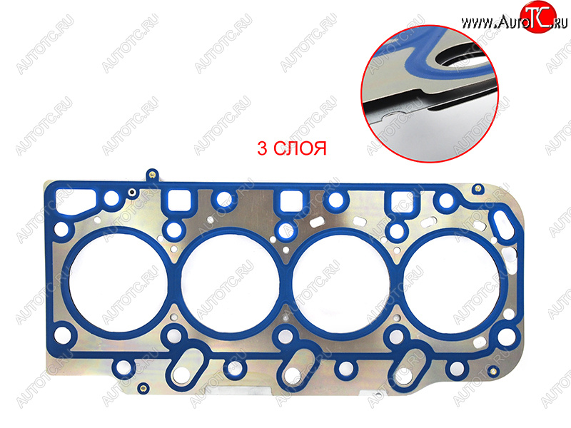 3 299 р. Прокладка ГБЦ V-2.5 D4CB (T-1.0) металл DYG Hyundai Starex/Grand Starex/H1 TQ дорестайлинг (2007-2013)  с доставкой в г. Краснодар