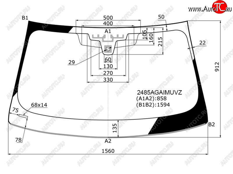 32 499 р. Стекло лобовое (Датчик дождя Проекция Молдинг) FUYAO  BMW 5 серия  G30 (2016-2020) дорестайлинг, седан  с доставкой в г. Краснодар