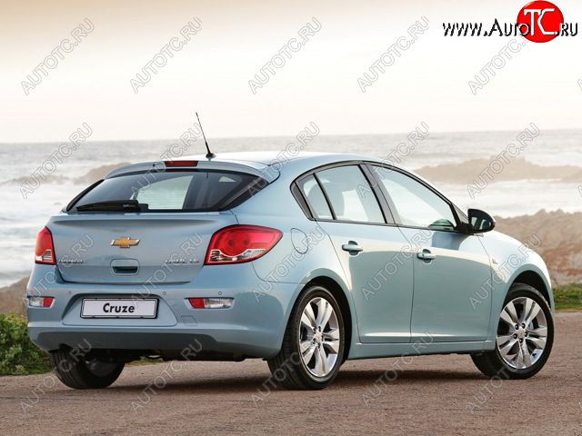 5 399 р. Задние ремонтные арки (комплект) AUTOFERRUM Chevrolet Cruze J305 хэтчбек дорестайлинг (2009-2012) (Холоднокатаная сталь 0,8 мм)  с доставкой в г. Краснодар