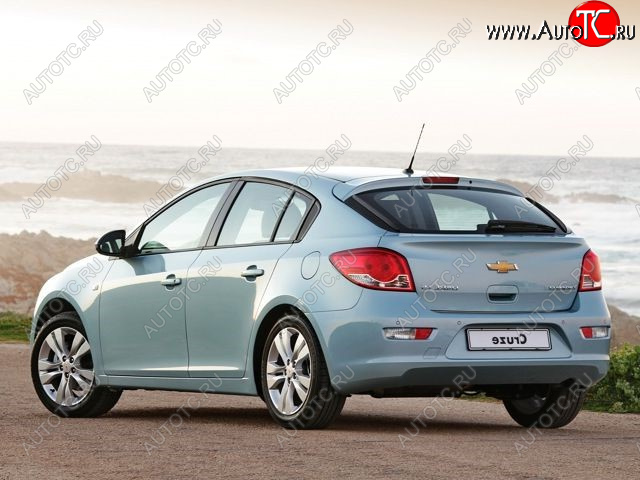 2 989 р. Задняя левая ремонтная арка AUTOFERRUM Chevrolet Cruze J305 хэтчбек рестайлинг (2012-2015) (Холоднокатаная сталь 0,8 мм)  с доставкой в г. Краснодар