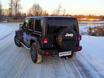 Рамка гос. номера ТСС Тюнинг Jeep Wrangler JL (2018-2024)