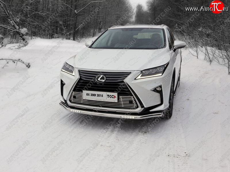 6 249 р. Рамка гос. номера ТСС Тюнинг Lexus RX350 AL10 рестайлинг (2012-2015) (нержавейка)  с доставкой в г. Краснодар