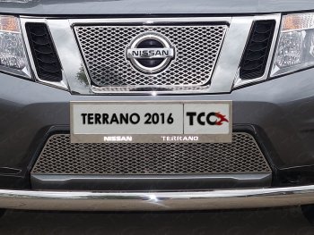 Рамка гос. номера ТСС Тюнинг Nissan Terrano D10 дорестайлинг (2013-2016) ()