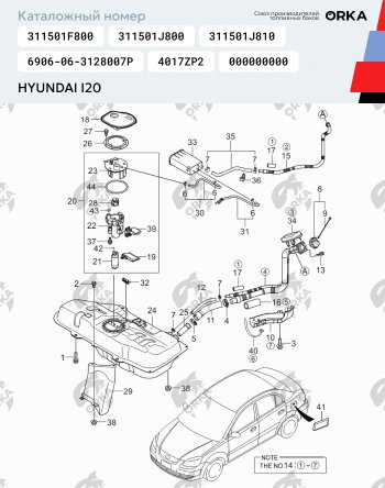 12 999 р. Топливный бак (265х460х860), (Дизель), (антикоррозия) , сталь ORKA ГАЗ Баргузин 2217 автобус дорестайлинг (1998-2002)  с доставкой в г. Краснодар. Увеличить фотографию 12