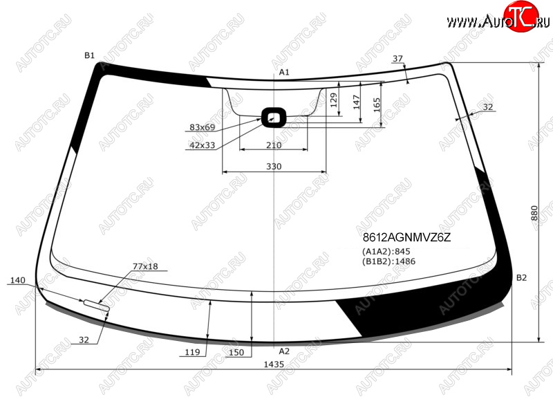 7 449 р. Стекло лобовое (Датчик дождя Молдинг для Российского рынка) FUYAO  Volkswagen Jetta  A6 (2011-2018) седан дорестайлинг, седан рестайлинг  с доставкой в г. Краснодар