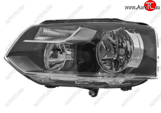 14 399 р. Левая фара (c электрокорректором) DEPO  Volkswagen Transporter  T5 (2009-2015) рестайлинг  с доставкой в г. Краснодар