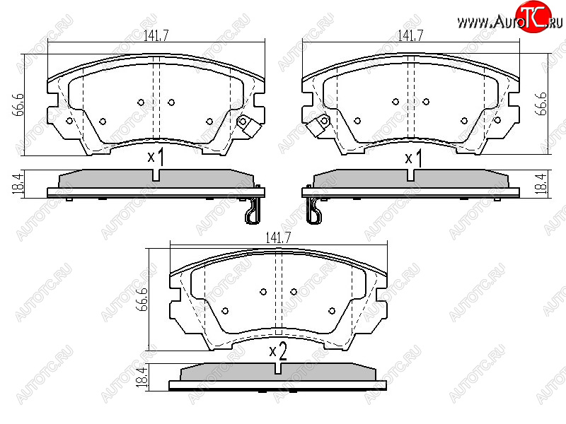 1 329 р. Колодки тормозные перед FR-FL SAT  Opel Astra  J (2009-2017) универсал дорестайлинг, хэтчбек 5 дв. дорестайлинг, седан рестайлинг, универсал рестайлинг, хэтчбек 5 дв.  рестайлинг  с доставкой в г. Краснодар