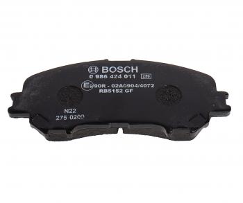 3 499 р. Колодки тормозные передние (4шт.) BOSCH  Nissan Qashqai  2 (2013-2022) J11 дорестайлинг, J11 рестайлинг  с доставкой в г. Краснодар. Увеличить фотографию 3