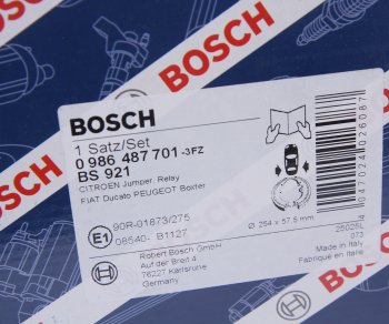 3 899 р. Колодки тормозные задние барабанные 4шт. BOSCH Fiat Ducato 290 (2014-2024)  с доставкой в г. Краснодар. Увеличить фотографию 4