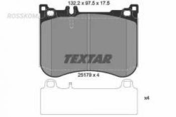 Колодки тормозные передние (4шт.) TEXTAR Mercedes-Benz S class X222 седан 1-ый рестайлинг (2017-2019)
