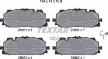 Колодки тормозные передние (4шт.) TEXTAR Audi A4 B8 дорестайлинг, универсал (2007-2011)