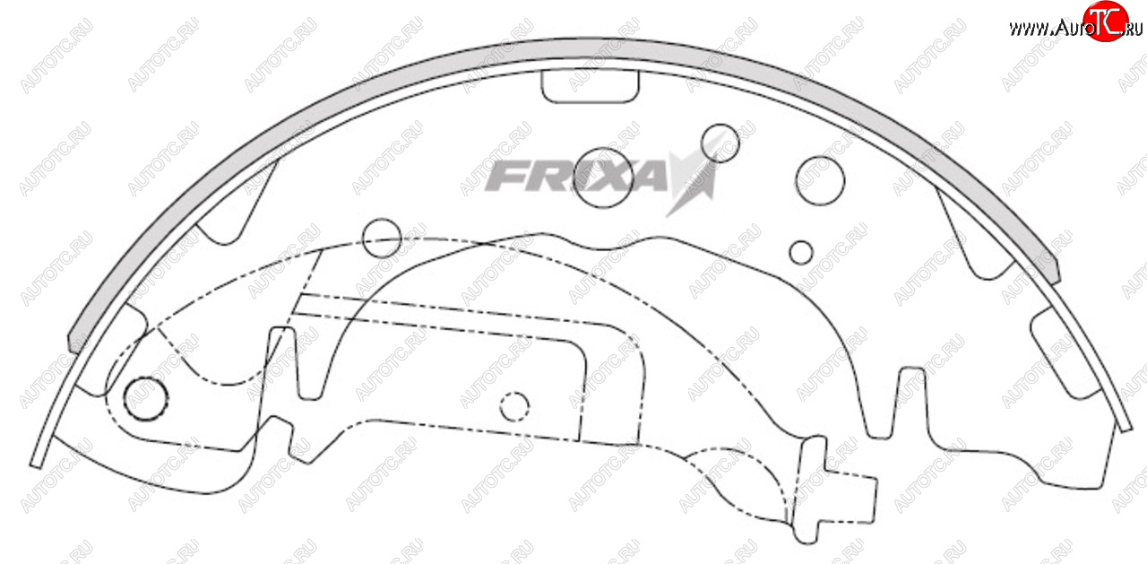 1 339 р. Колодки тормозные задние барабанные (4шт.) HANKOOK FRIXA  KIA Carnival ( UP,GQ,  VQ,  YP) (2002-2020) минивэн рестайлинг, минивэн дорестайлинг, минивэн рестайлинг, минивэн дорестайлинг , минивэн рестайлинг  с доставкой в г. Краснодар