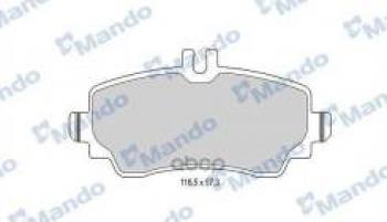 Колодки тормозные передние (4шт.) MANDO Mercedes-Benz (Мерседес-Бенс) A class (А)  W168 (1997-2004) W168 хэтчбэк 5 дв.
