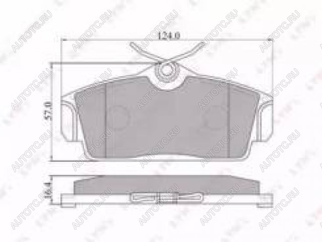 1 559 р. Колодки тормозные передние с АБС (4шт.) MANDO Nissan Almera N16 седан дорестайлинг (2000-2003)  с доставкой в г. Краснодар