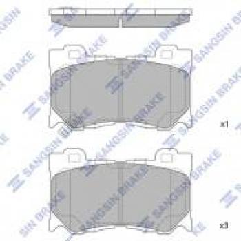 Колодки тормозные передние (4шт.) SANGSIN INFINITI FX37 S51 дорестайлинг (2008-2011)