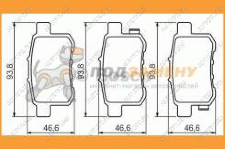 1 799 р. Колодки тормозные задние (4шт.) BOSCH Honda Accord CS купе дорестайлинг (2008-2010)  с доставкой в г. Краснодар