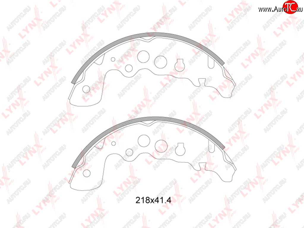 2 269 р. Колодки тормозные задние барабанные (4шт.) LYNX  Suzuki Grand Vitara ( FTB03 3 двери,  3TD62, TL52 5 дверей) (1997-2005)  с доставкой в г. Краснодар