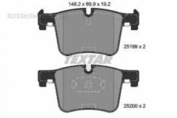 Колодки тормозные передние (4шт.) TEXTAR BMW 3 серия F30 седан рестайлинг (2015-2018)