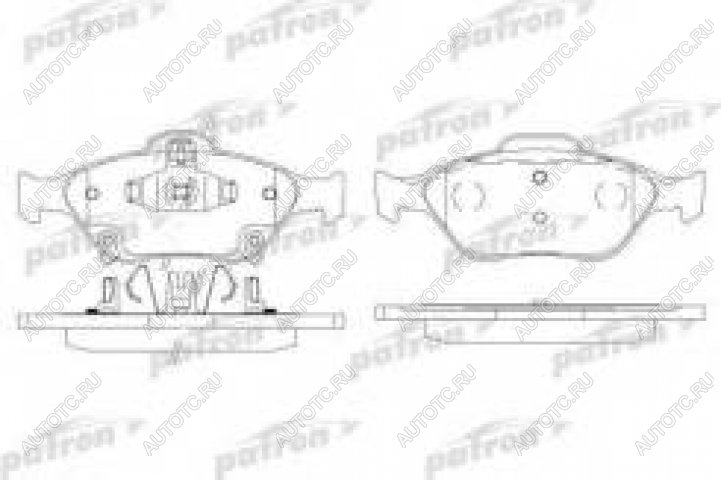 1 479 р. Колодки тормозные передние (4шт.) PATRON  Toyota Yaris  XP90 (2006-2011) седан дорестайлинг, рестайлинг, хэтчбэк 3 дв., рестайлинг, хэтчбэк 5 дв., седан рестайлинг  с доставкой в г. Краснодар