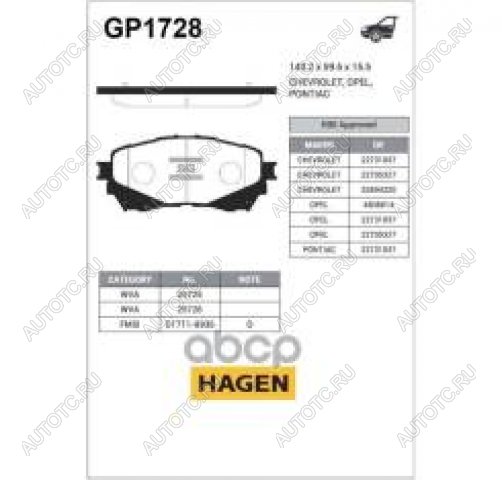 2 989 р. Колодки тормозные передние (4шт.) SANGSIN Mazda 6 GJ дорестайлинг универсал (2012-2015)  с доставкой в г. Краснодар