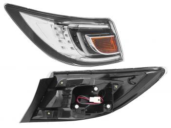 Фонарь задний левый (внешний, LED) SAT Mazda (Мазда) 6  GH (2007-2010) GH дорестайлинг лифтбэк, дорестайлинг седан, дорестайлинг универсал