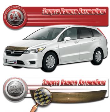 Дефлектор капота CA-Plastiс Honda (Хонда) Stream (Стрим)  2 RN6,RN7, RN8, RN9 (2006-2014) 2 RN6,RN7, RN8, RN9 дорестайлинг, рестайлинг